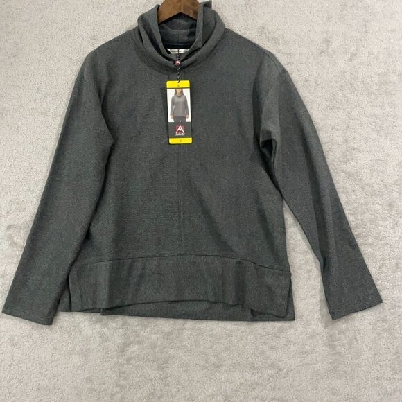Avalanche Tops - NEW Avalanche Womens S Gray Cowl neck Pullover Sweatshirt